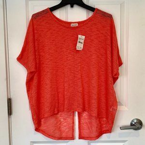 Women's H.I.P. Coral Knit Top M (swim cover up)
